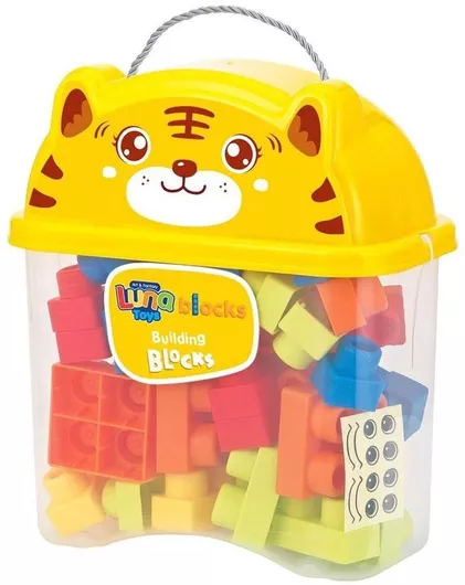Τουβλάκι Luna Toys Tiger Basket για 3+ Ετών 40τμχ