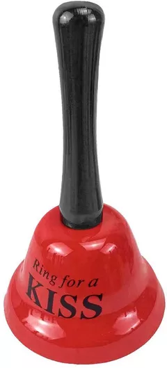 Κουδούνι Χειρός Μεταλλικό Αγίου Βαλεντίνου 12x6,5cm Homie 423102