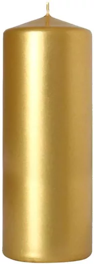 HOMie Διακοσμητικό Κερί 7x15cm Χρυσό