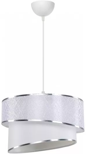 GloboStar Sonia Κρεμαστό Φωτιστικό Λευκό με Ντουί E27 30x30x90εκ.