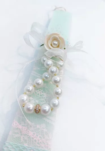 Λαμπάδα Χειροποίητη Κατασκευαστής Βραχιόλι MPN Πέρλες Γλυκού Νερού Στοιχείο Ορείχαλκο Lb2714w Διαστάσεις Ποσότητα Χρώμα