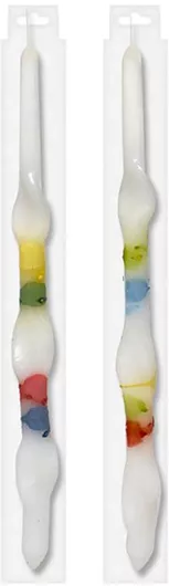 Πασχαλινή Λαμπάδα Χρωματιστή με Κουτί 40cm.