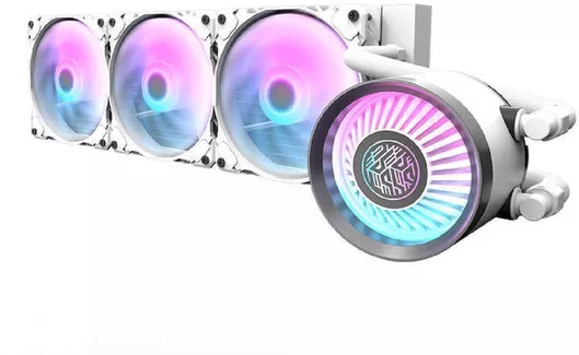 Υδρόψυξη Επεξεργαστή Darkflash DN 360 Τριπλού Ανεμιστήρα 120mm για Socket AM4/AM5/115x με ARGB Φωτισμό Λευκή