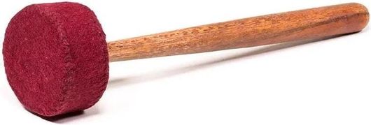 Ξύλινο Ραβδί XL Μπαγκέτα για Μπολ Διαλογισμού & Gong Singing Bowl Felt Stick 27X6cm