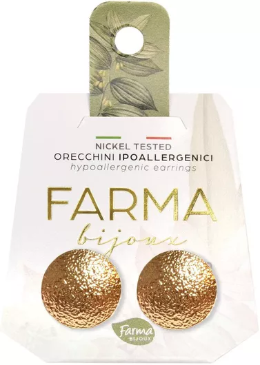 Σκουλαρίκι Farma Bijoux Επιχρυσωμένα με Πέτρες