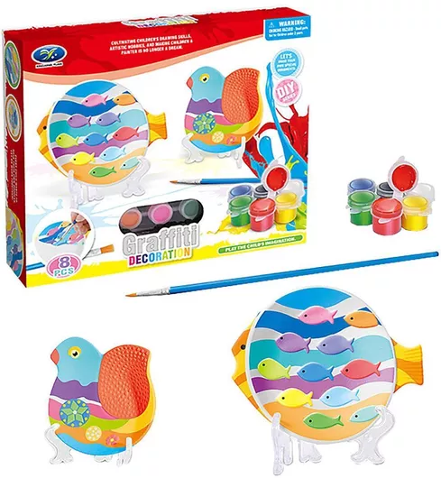 Σετ Ζωγραφικής ToyMarkt 27x23cm 8τμχ