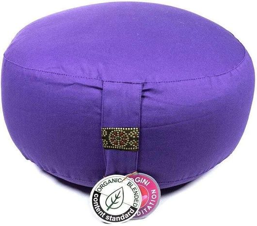 Μαξιλάρι Διαλογισμού Meditation Cushion Purple Organic Cotton 33x17cm