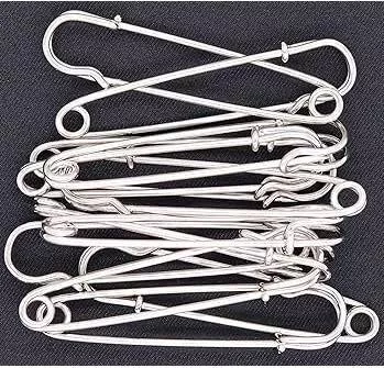 Safety Pins Large Heavy Duty - Lebeila 12pcs