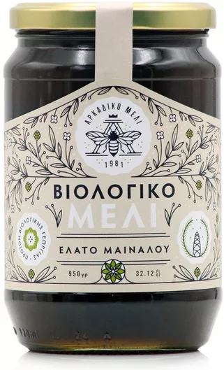 Μέλι Αρκαδικό Βιολογικό Προϊόν Ελάτης 950gr