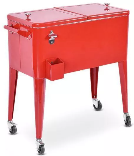 Φορητό Ψυγείο Costway 76lt Κόκκινο