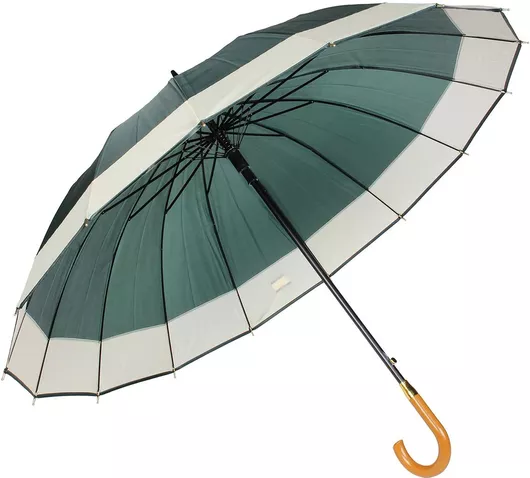 Ομπρέλα Βροχής Keskor Αυτόματη με Μπαστούνι Πράσινη