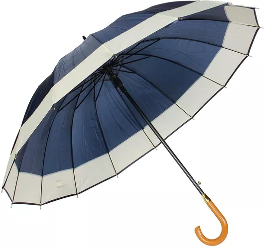 Ομπρέλα Βροχής Keskor Αυτόματη με Μπαστούνι Μπλε