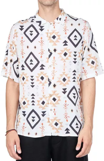 Tooco Ανδρικό Πουκάμισο Beachwear Men/Bowling Shirt Uxmal TO0AP6700