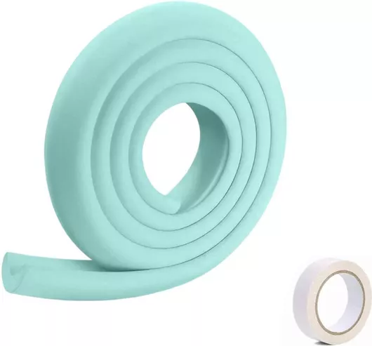 Olympus Round 1 Προστατευτική Επιφάνεια με Αυτοκόλλητο από Αφρώδες Υλικό Τιρκουάζ 200cm