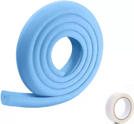 Olympus Round 1 Προστατευτική Επιφάνεια με Αυτοκόλλητο από Αφρώδες Υλικό Γαλάζιο 200cm