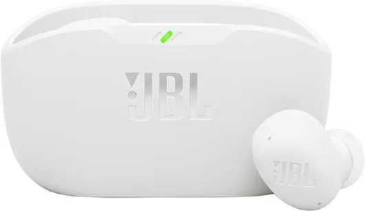 JBL Wave Buds 2 Bluetooth Handsfree Ακουστικά με Αντοχή στον Ιδρώτα & Θήκη Φόρτισης Λευκό