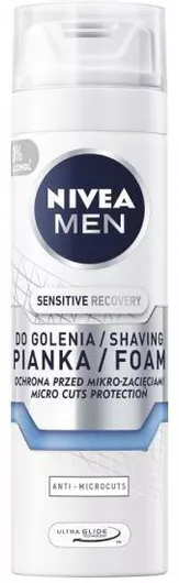 Αφρός Ξυρίσματος Nivea Sensitive Recovery για Ευαίσθητες Επιδερμίδες 200ml