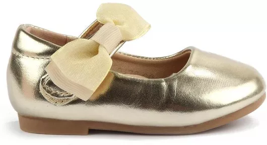 Fshoes Παιδικές Μπαλαρίνες με Σκρατς Χρυσό