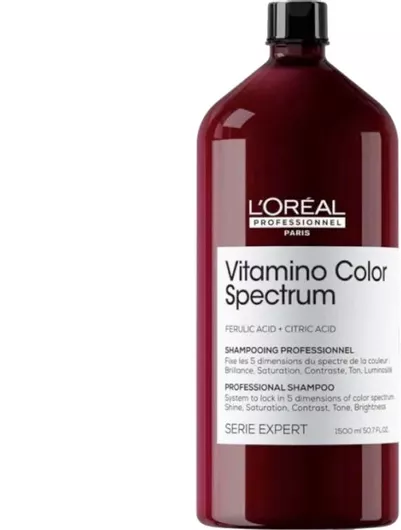 Σαμπουάν L'Oréal Professionnel Vitamino Color Spectrum Διατήρησης Χρώματος & Λάμψης για Βαμμένα Μαλλιά 1500ml