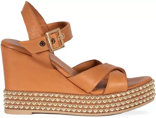 Inuovo Καλοκαιρινές Γυναικείες Πλατφόρμες Καφέ