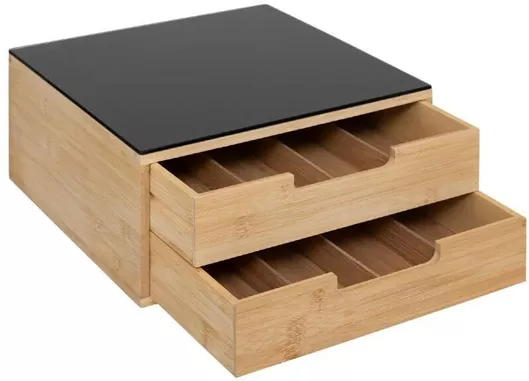 Βάση Μηχανής 2 Συρτάρια Κάψουλες Bamboo 5five 190082