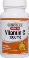 Natures Aid Vitamin C Time Release 1000mg - 40 Tablets