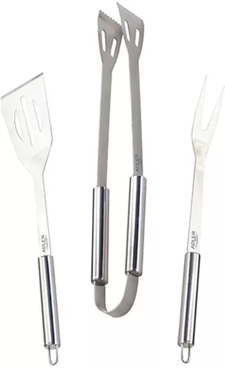 Adler BBQ Tool Set with Spatula and Tongs