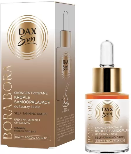 Dax Sun Concentrated Self-Tanning Drops for Face and Body - Bora Bora, 15ml