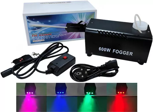 Μηχανή Καπνού LED 600W με Ασύρματο / Ενσύρματο Χειριστήριο