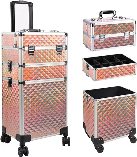 Βαλιτσάκι Αισθητικής Bakaji Χρυσό