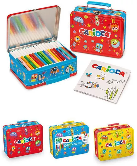 Μαρκαδόροι Ζωγραφικής Carioca School Box Σετ 144 Χρωμάτων