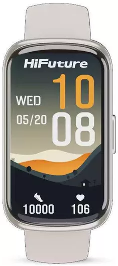 HiFuture EVO2 Activity Tracker Αδιάβροχο με Παλμογράφο Μπεζ