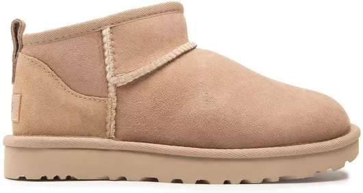 Ugg Australia Classic Ultra Mini Δερμάτινα Γυναικεία Μποτάκια San