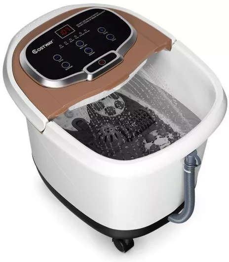 Costway Roller Μασάζ για τα Πόδια & το Σώμα Καφέ EP24368DE-CF