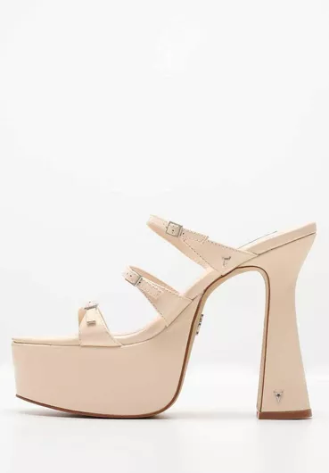 Windsor Smith Δερμάτινα Πέδιλα Μπεζ