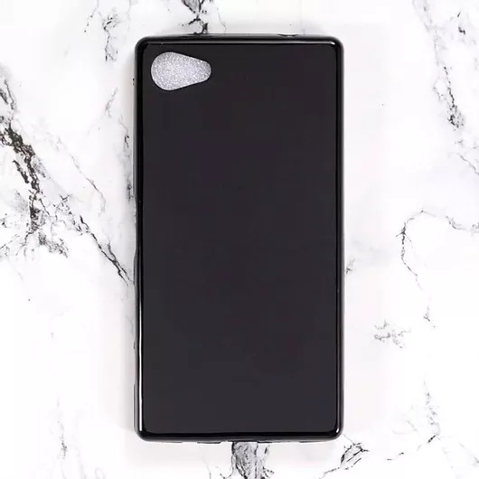 Mini Back Cover Σιλικόνης Ανθεκτικό Μαύρο Xperia Z3