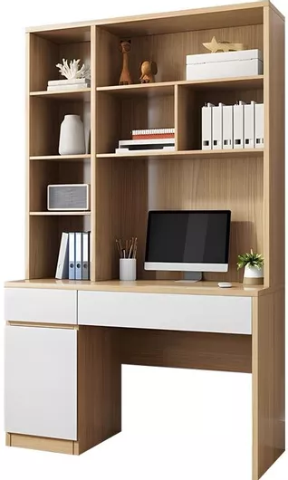 Γραφείο Pertin Ξύλινο Λευκό 120x60x195cm