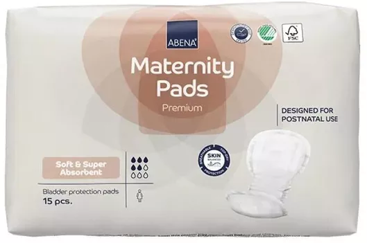 Σερβιέτες Abena Maternity Pads Premium Λοχείας 15τμχ