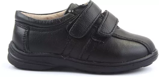 Fshoes Δερμάτινα Παιδικά Μοκασίνια Μαύρο