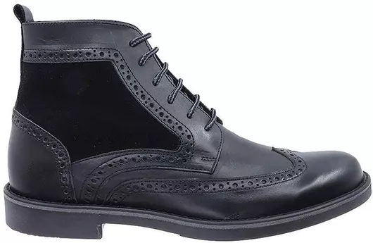 Gallen 246 Δερμάτινα Μαύρο Ανδρικά Μποτάκια