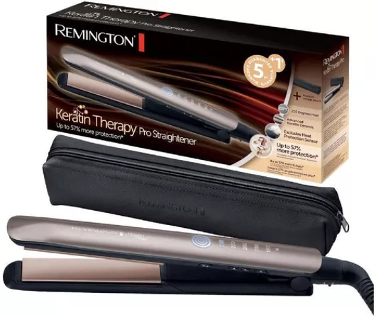 Remington Keratin Therapy Pro S8593 Πρέσα Μαλλιών με Κεραμικές Πλάκες