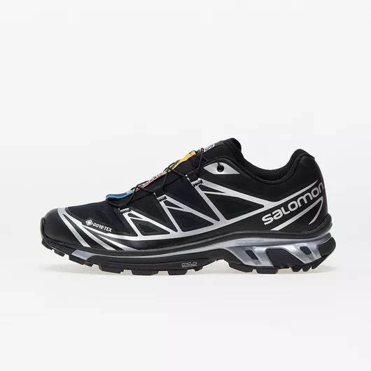 Salomon XT-6 GTX Trail Running Αδιάβροχα με Μεμβράνη Gore-Tex Black / Black / Footwear Silver 