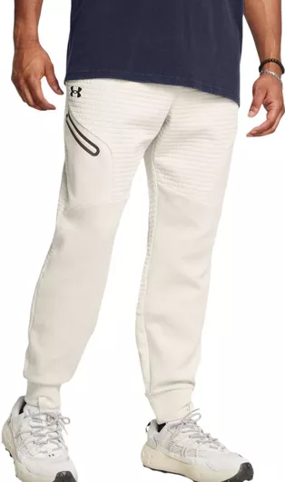 Under Armour Ua Unstoppable Παντελόνι Φόρμας με Λάστιχο Μπεζ