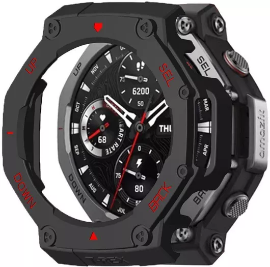 Θήκη Xiaomi Amazfit T-rex 3 Black Red Oem