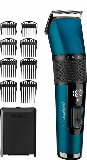 Babyliss Επαναφορτιζόμενη Κουρευτική Μηχανή Μπλε E990E