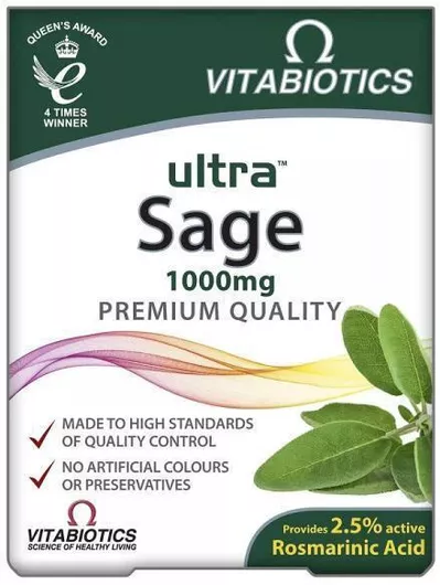 Vitabiotics Ultra Sage 30 Ταμπλέτες