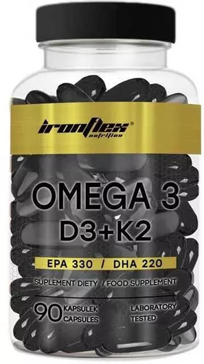 Ironflex Nutrition Omega 3+ D3 + K2 90 κάψουλες