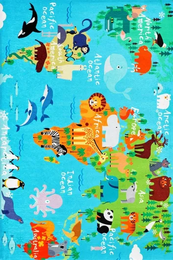 Παιδικό Χαλί Torino Kids Tok 160x230cm Πολύχρωμο