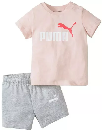 Puma Παιδικό Σετ με Σορτς Καλοκαιρινό 2τμχ Ροζ