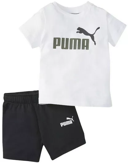 Puma Παιδικό Σετ με Σορτς Καλοκαιρινό 2τμχ Λευκό